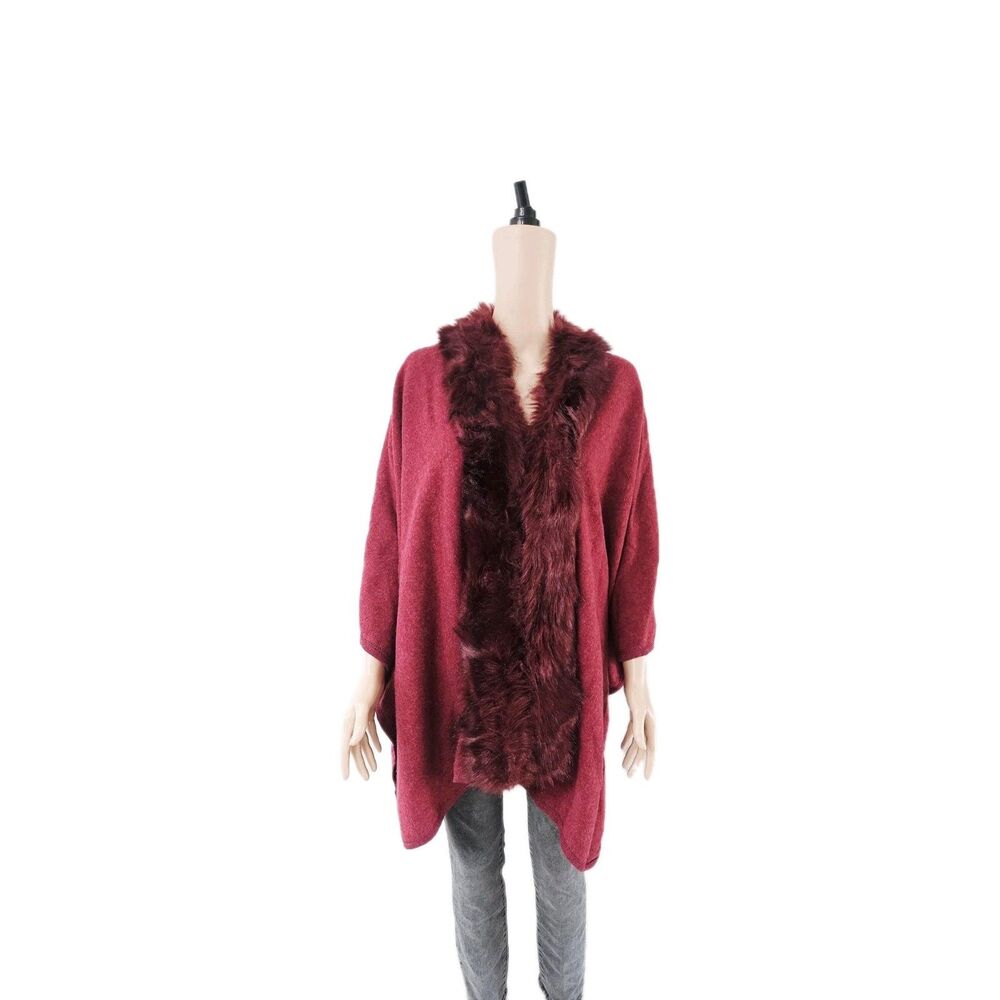 Studio Burgundy Cape Women's - Picture 3 of 6